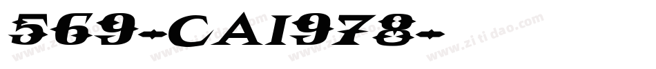 569-CAI978字体转换