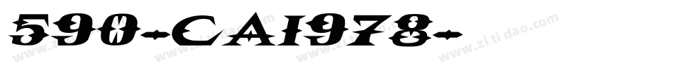 590-cai978字体转换