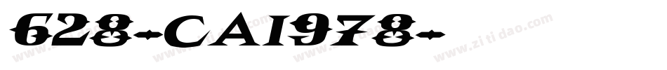 628-CAI978字体转换