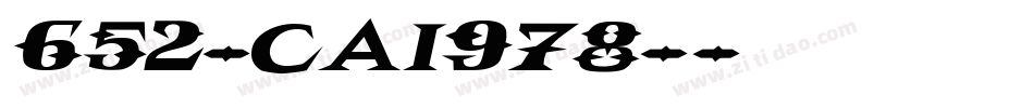 652-CAI978-普通西方字体转换