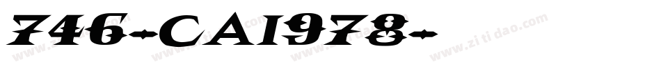 746-CAI978字体转换
