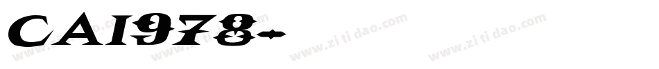 CAI978字体转换
