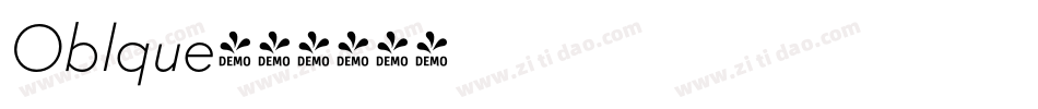 Oblque字体转换 Oblque字体转换
