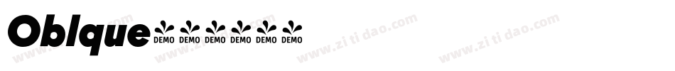 Oblque字体转换 Oblque字体转换