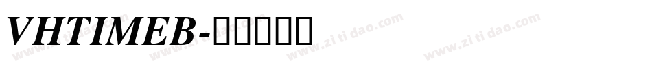 VHTIMEB字体转换