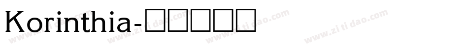 Korinthia字体转换