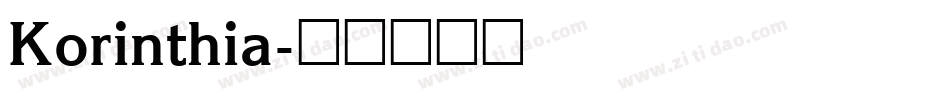 Korinthia字体转换