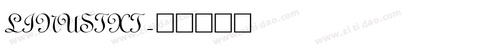 LINUSTXT字体转换