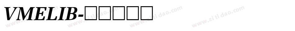 VMELIB字体转换