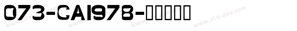 073-CAI978字体转换