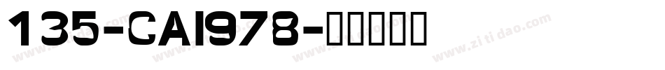 135-CAI978字体转换