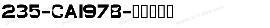 235-CAI978字体转换