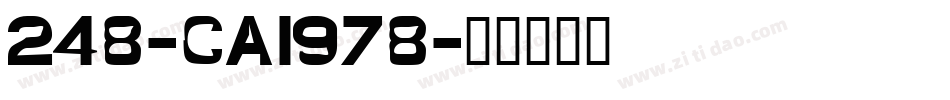 248-CAI978字体转换