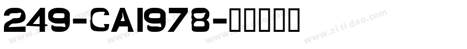249-CAI978字体转换