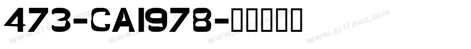 473-CAI978字体转换