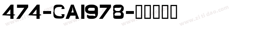 474-CAI978字体转换