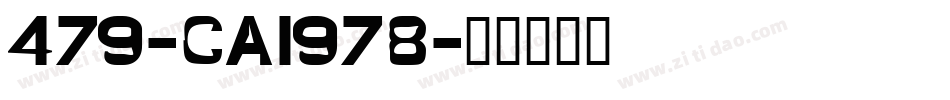 479-CAI978字体转换