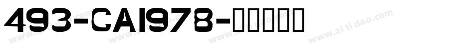 493-CAI978字体转换