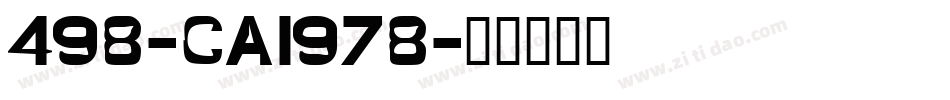 498-CAI978字体转换