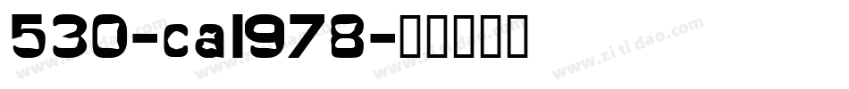 530-cai978字体转换