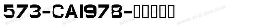 573-CAI978字体转换