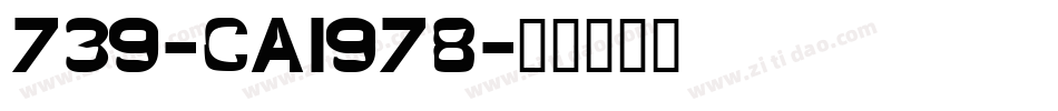 739-CAI978字体转换