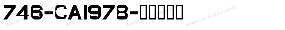 746-CAI978字体转换