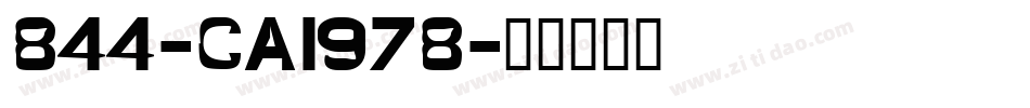 844-CAI978字体转换
