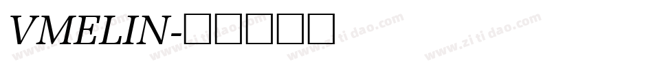 VMELIN字体转换