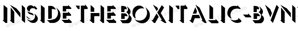 InsideTheBoxItalic-BVn3字体转换