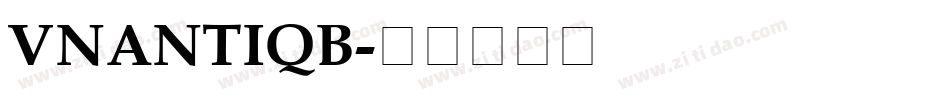 VNANTIQB字体转换