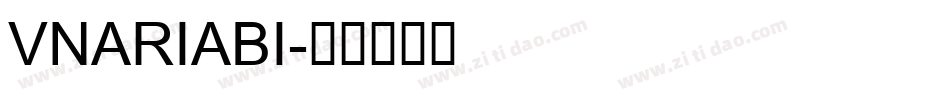 VNARIABI字体转换