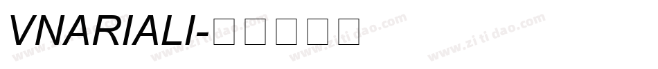 VNARIALI字体转换