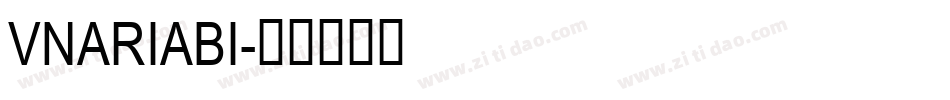 VNARIABI字体转换