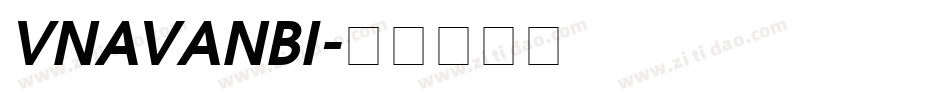 VNAVANBI字体转换