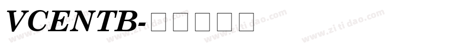 VCENTB字体转换