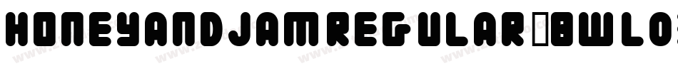 HoneyandjamRegular-BWL03字体转换