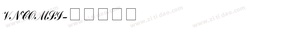 VNCOMSI字体转换