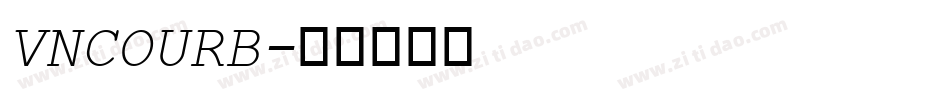 VNCOURB字体转换