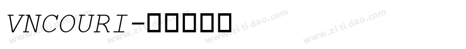 VNCOURI字体转换