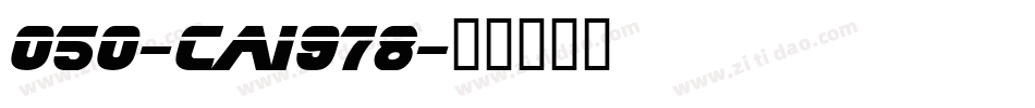 050-cai978字体转换