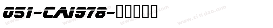 051-cai978字体转换