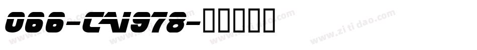 066-CAI978字体转换