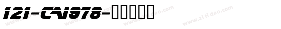 121-CAI978字体转换