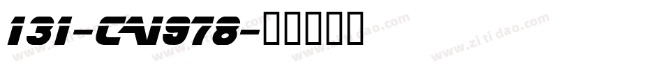 131-CAI978字体转换