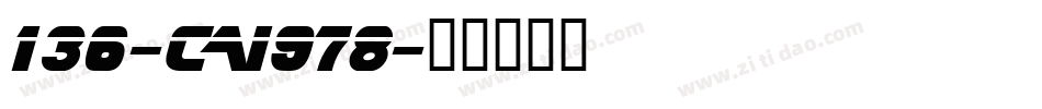 136-CAI978字体转换