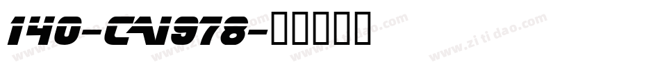 140-CAI978字体转换
