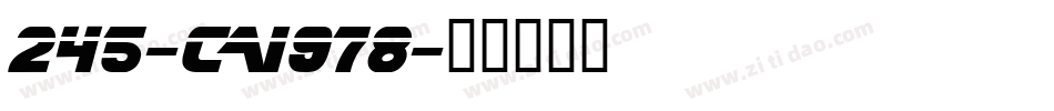 245-CAI978字体转换