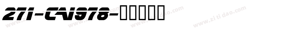 271-CAI978字体转换