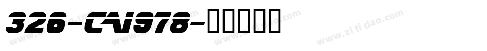 326-CAI978字体转换